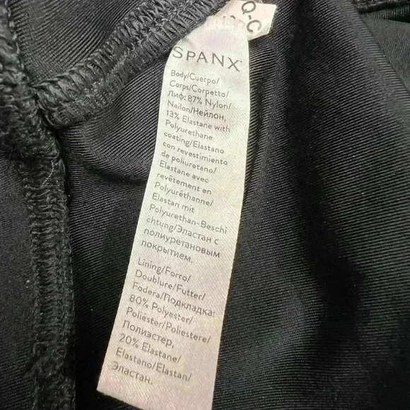 Spanx Faux Leather Leggings Black Size Small - Picture 11 of 11